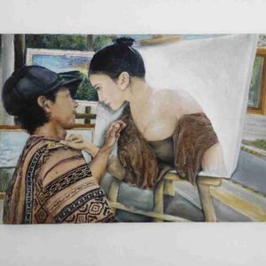 melukis batik pelukis batik